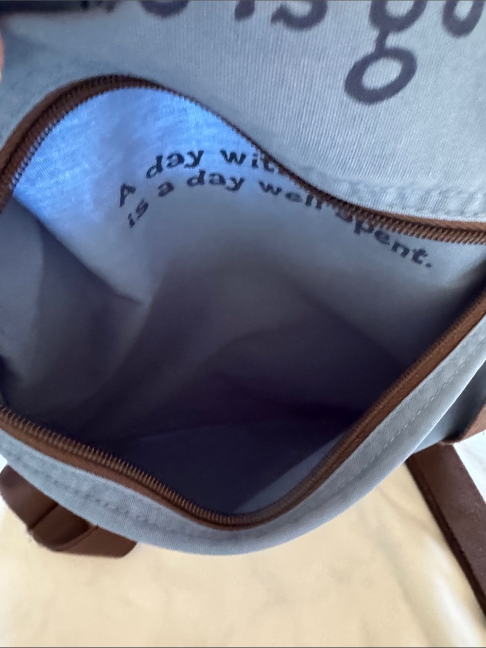 Life Is Good drawstring back pack - Picture 10 of 10